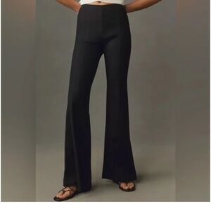 Anthropologie Linen Flare Pants